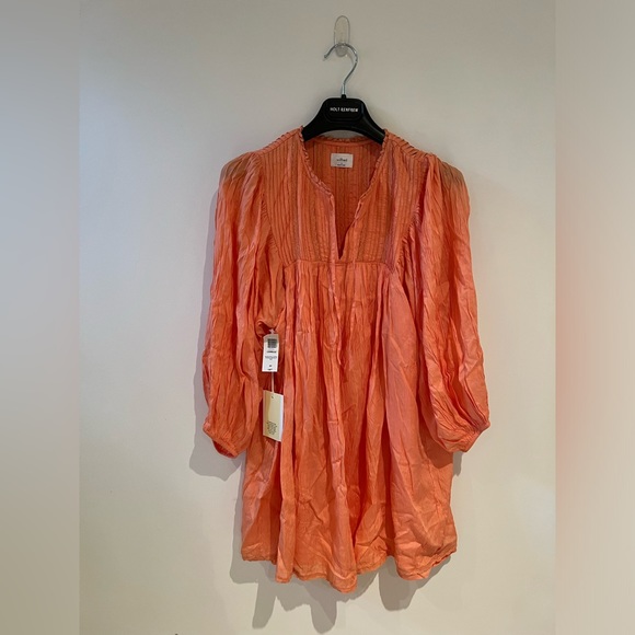 Wilfred Carriage Coral Mini Dress - Picture 1 of 3